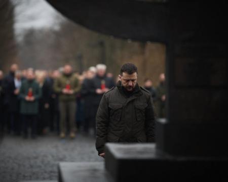 Зеленський виявив пошану до пам'яті жертв Голокосту.