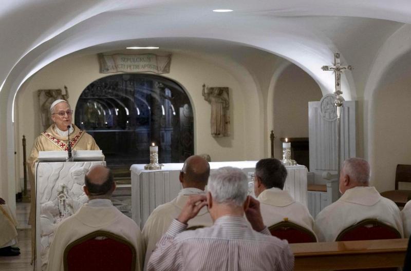 Лев XIV біля святого Петра: мужність у нашому свідченні - Vatican News