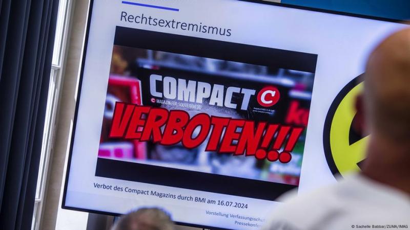 Екстремістська група Compact: німецький суд скасував заборону на публікацію.