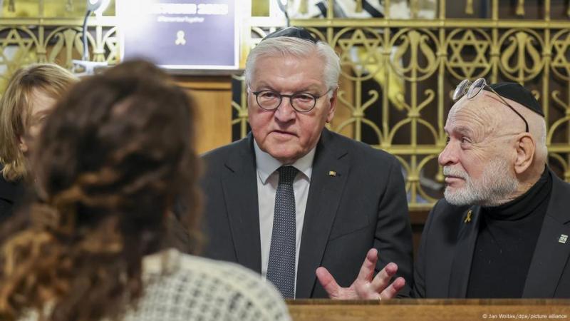 Президент Німеччини виявив шану пам'яті жертв атаки на Ізраїль.