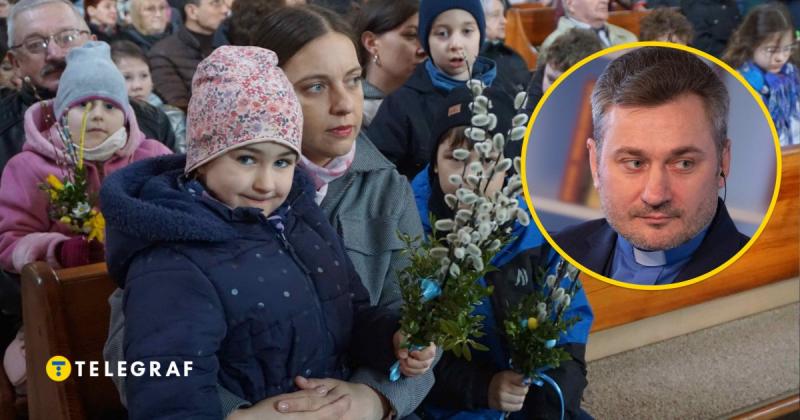 Спідниця та хустка? Як представниці прекрасної статі варто обрати вбрання на Вербну неділю, роз'яснив священнослужитель.