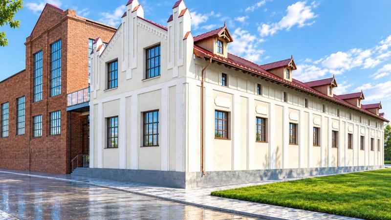 Історичний комплекс славнозвісної фабрики Бачевського у Львові Ріел трансформує в сучасний торгово-виставковий центр.